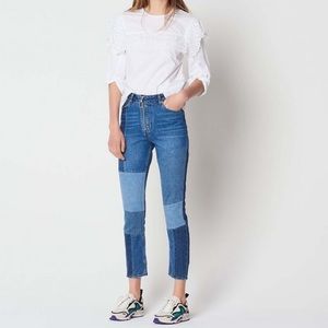 Sandro Patchwork Jeans